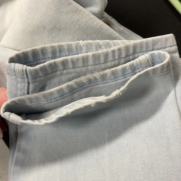 Vintage Lee Mom High-Rise Light Wash Denim Blue Jeans - Picture 8 of 10